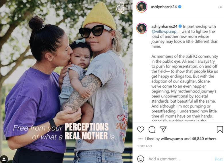 US Soccer star Ashlyn Harris and partner team up to give moms a Willow pump